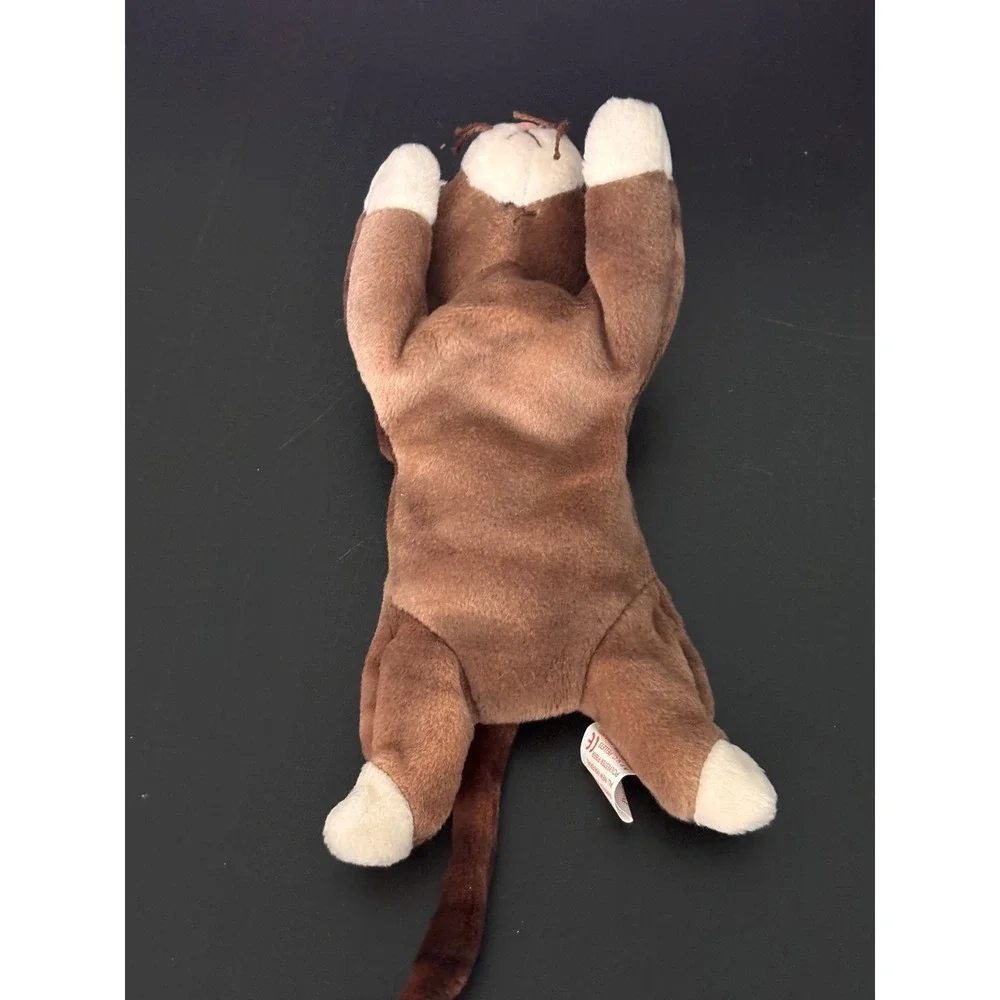 Ty Beanie Babies Pounce the Cat Brown Kitten Plush Vintage 1997 4122 NWT